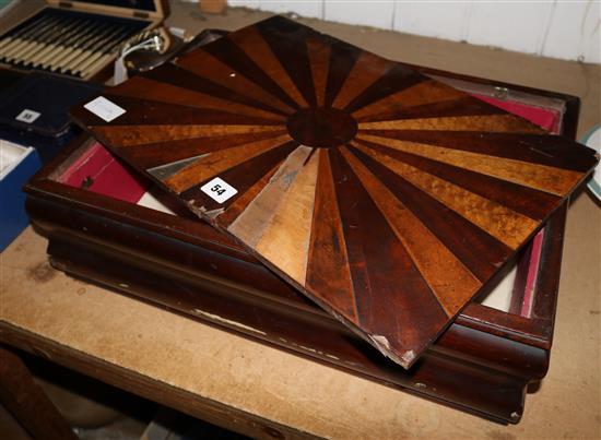 Parquetry topped box